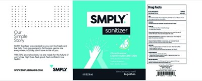 Smply 70 Citrus Liquid Hand Sanitizer (Smply 70 Liq Citrus 8oz)